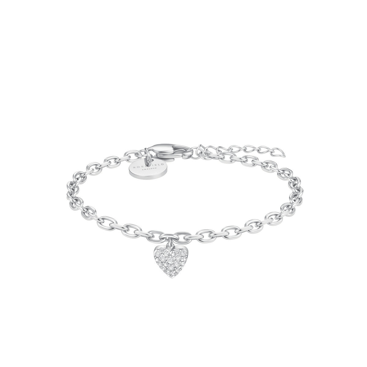 Rosefield Armband Chunky Heart JBCHS-J1322 Zilverkleurig