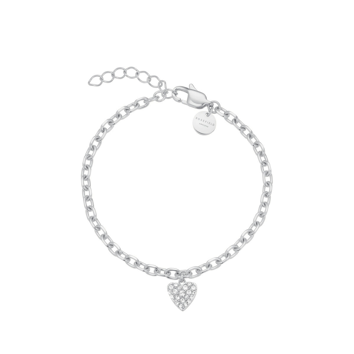 Rosefield Armband Chunky Heart JBCHS-J1322 Zilverkleurig