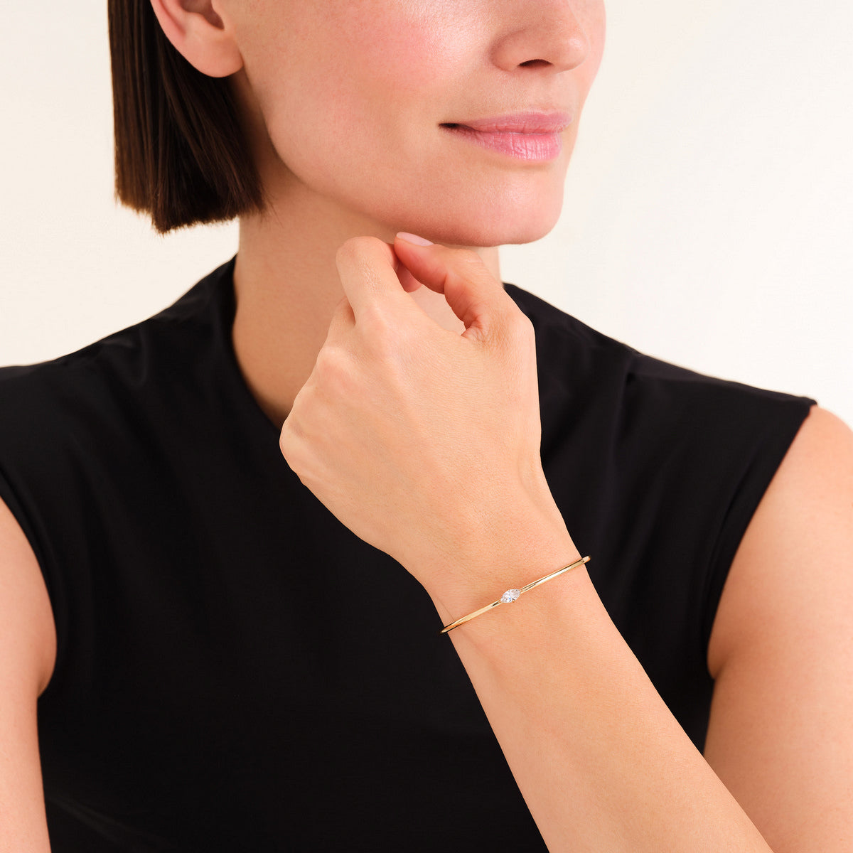 Rosefield Armband Crystal Marquise JBCMG-J1240 Goudkleurig