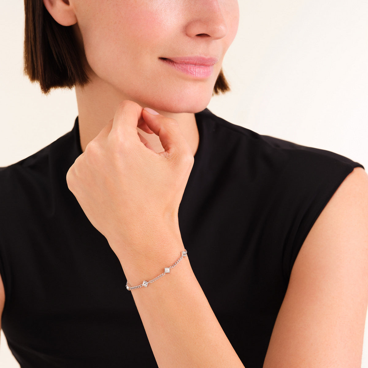 Rosefield Armband Playful Crystals Princess JBCPS-J1173 Goudkleurig