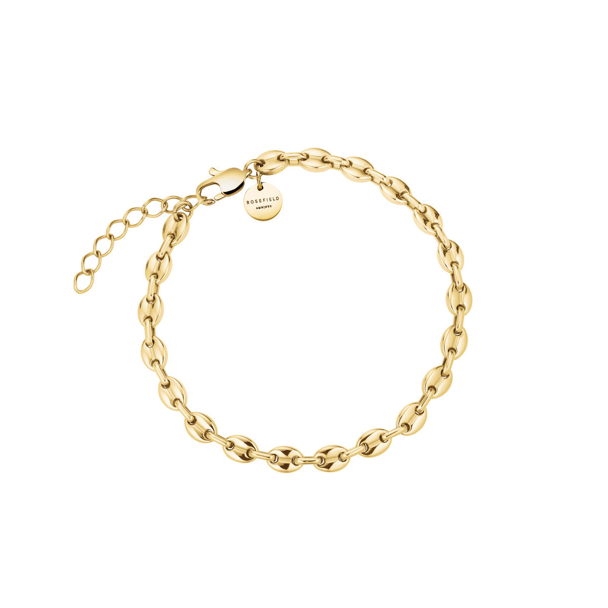 Rosefield Armband Coffee Bean Small Chain JBCSG-J1052 Goudkleurig