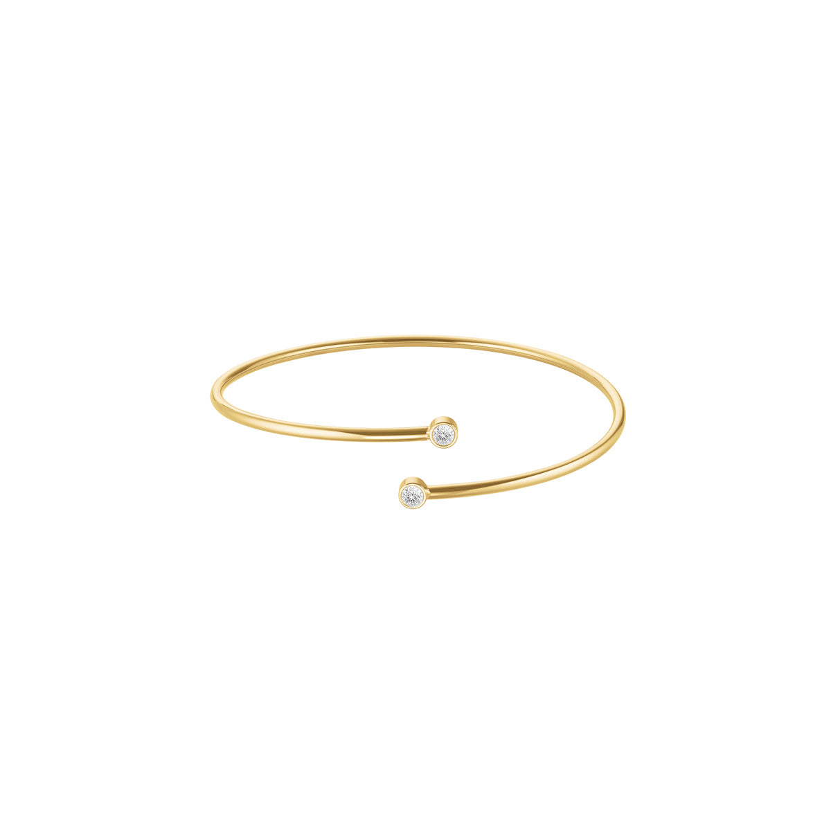 Rosefield Armband Double Crystal JBDCG-J1213 Goudkleurig