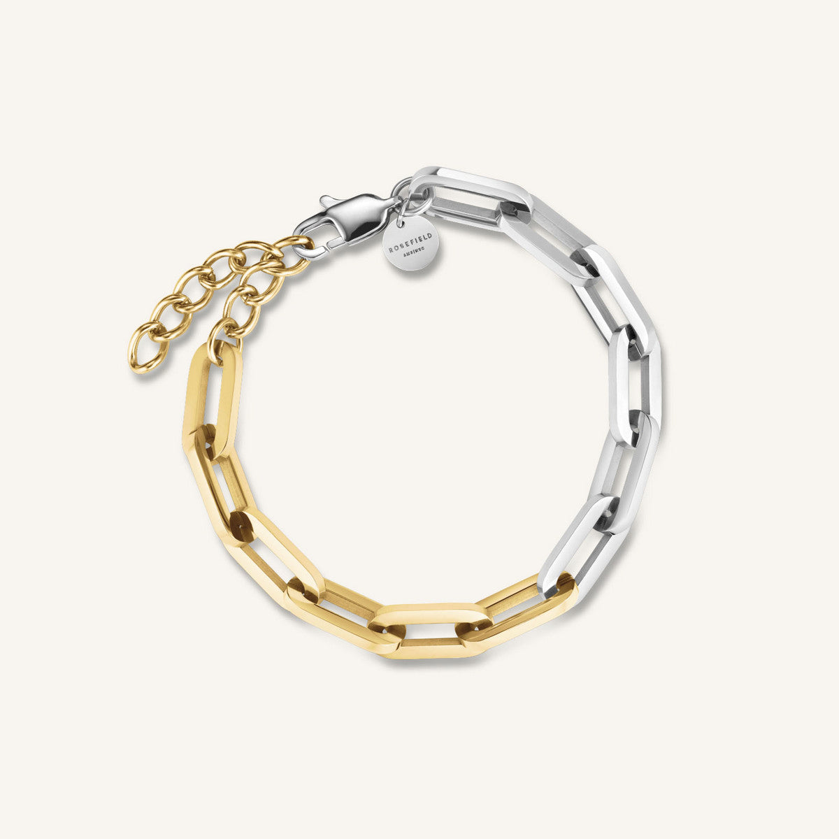 Rosefield Armband Duotone Chain JBDCG-J708 Zilver-Goud Duo