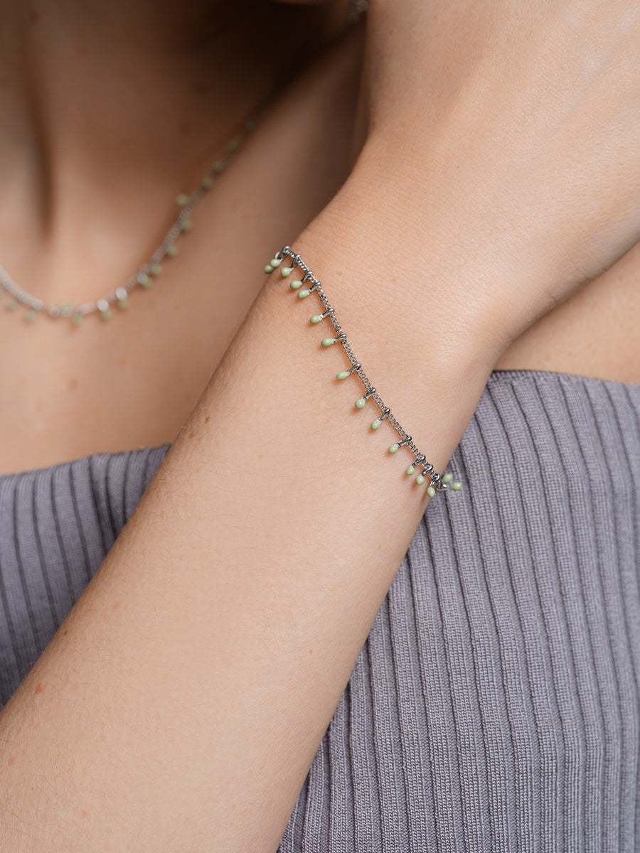 Rosefield Armband Double Crystal JBDCS-J1214 Zilverkleurig