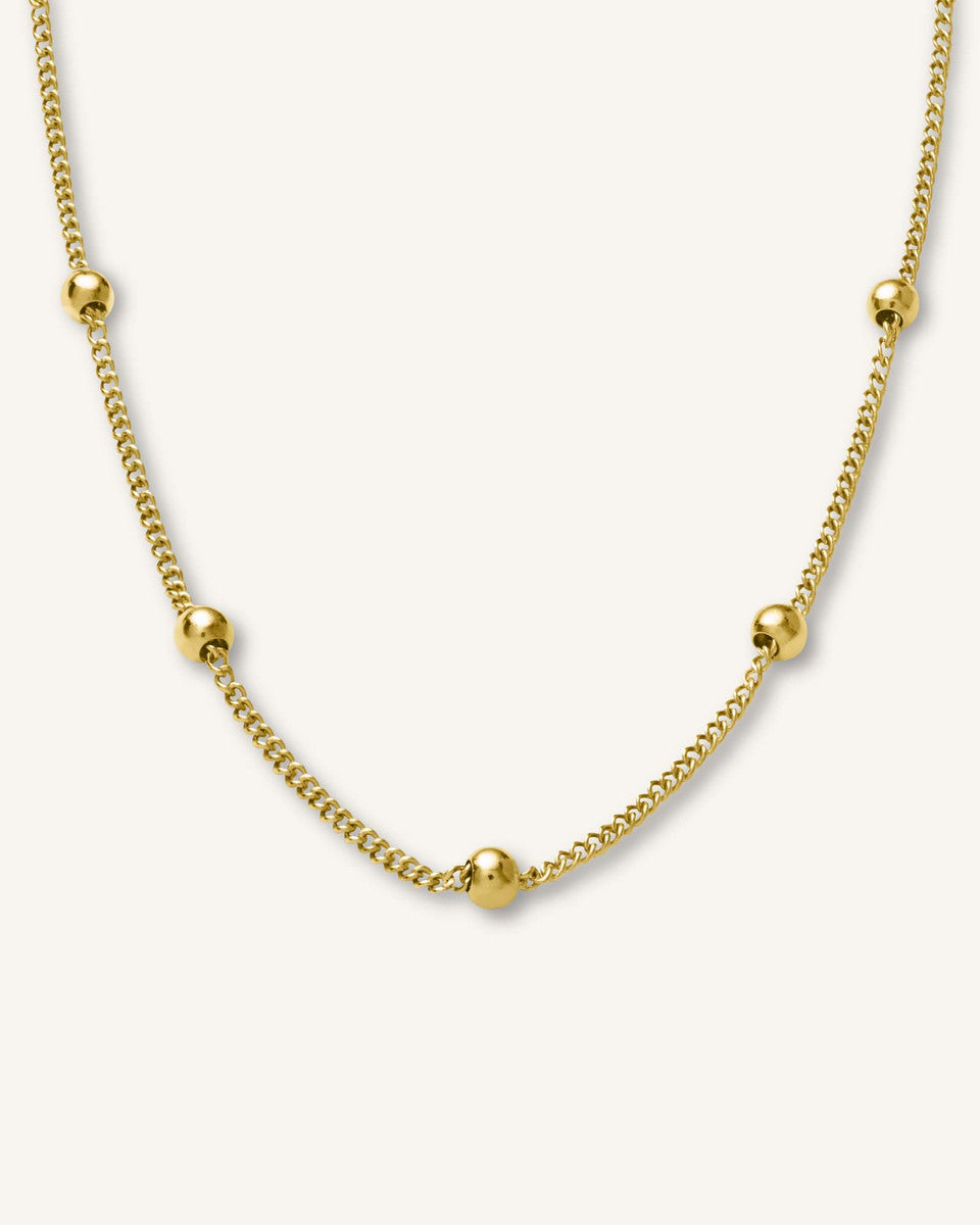 Rosefield Ketting Dotted JDCHG-J057 Goudkleurig