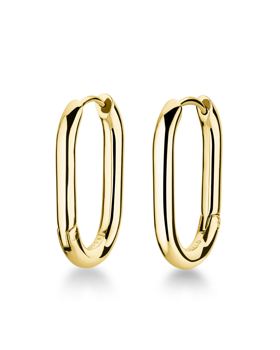Rosefield Oorbellen Large Oval Hoops JEOLG-J567 Goudkleurig