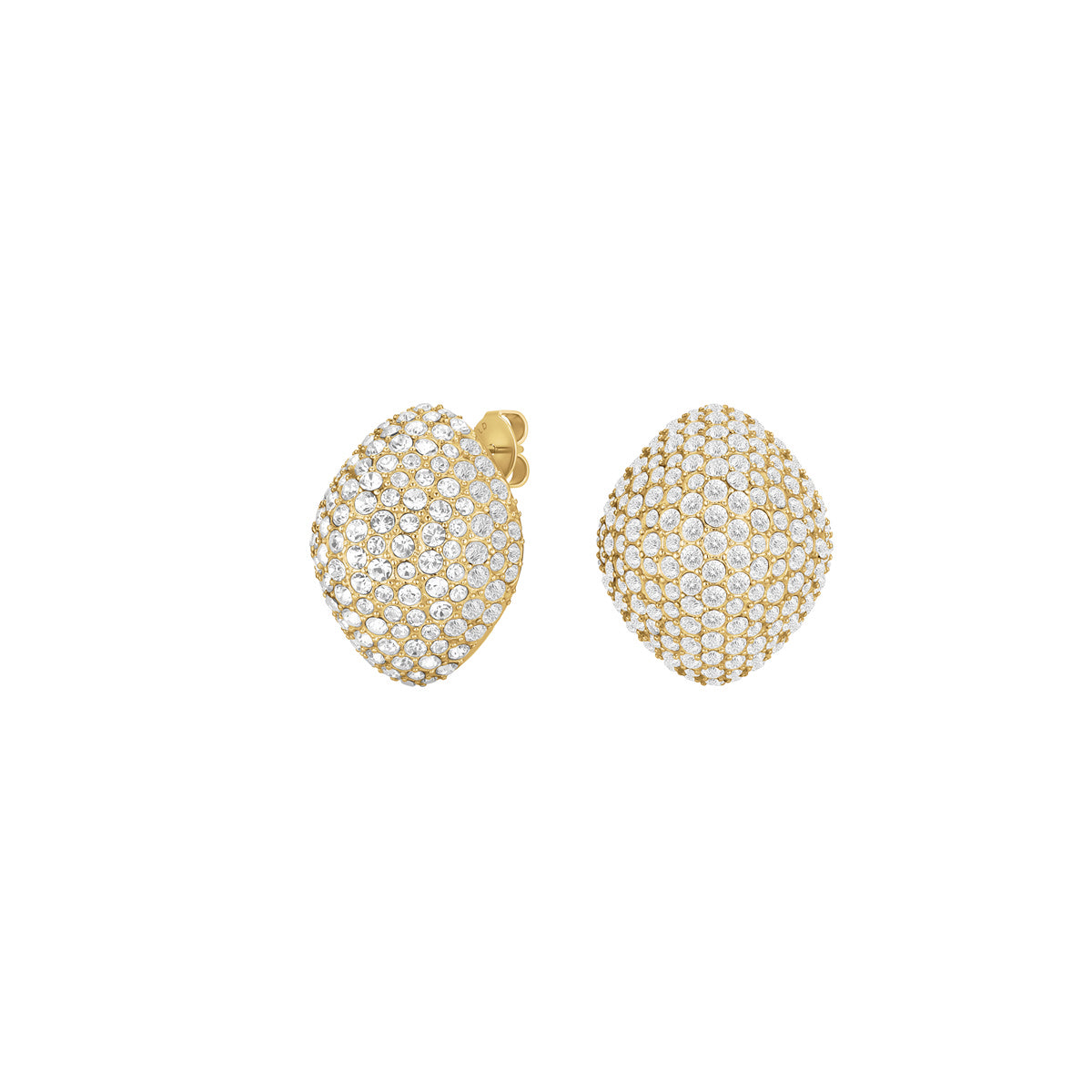 Rosefield Oorbellen Pavé Big JEPBG-J1222 Goudkleurig