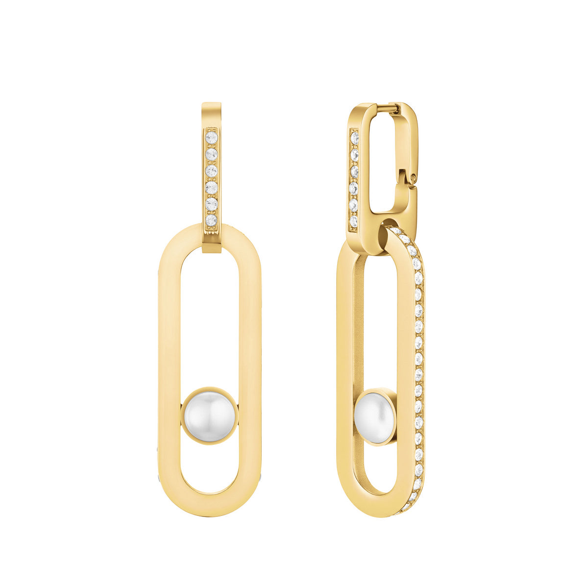 Rosefield Oorbellen Modern Pearl JEPPG-J1289 Goudkleurig