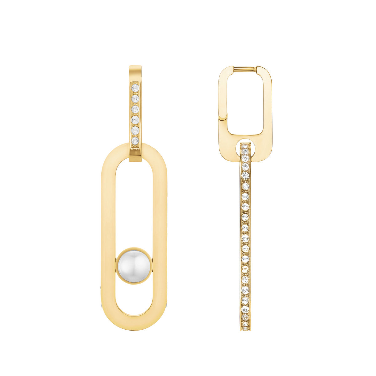 Rosefield Oorbellen Modern Pearl JEPPG-J1289 Goudkleurig