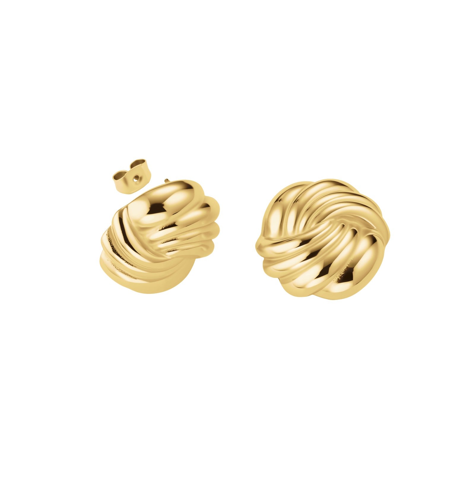 Rosefield Oorbellen Modern Vintage Spiral JESSG-J1026 Goudkleurig