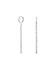 Rosefield Oorbellen Tennis Kristalhelder Earrings Zilverkleurig Rhodium Plated Stainless Steel Dames - JETCS-J922