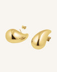 Rosefield Oorhangers Teardrop Earring Goudkleurig Verguld 14K Goud Stainless Steel Dames - JETDG-J929