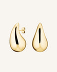 Rosefield Oorhangers Teardrop Earring Goudkleurig Verguld 14K Goud Stainless Steel Dames - JETDG-J929
