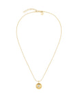 Rosefield Ketting Bold Solitary Coin Goudkleurig Verguld 14K Goud Stainless Steel Dames - JNBCG-J1206