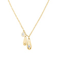 Rosefield Ketting Bold Solitary Charms Goudkleurig Verguld 14K Goud Stainless Steel Dames - JNBCG-J1209