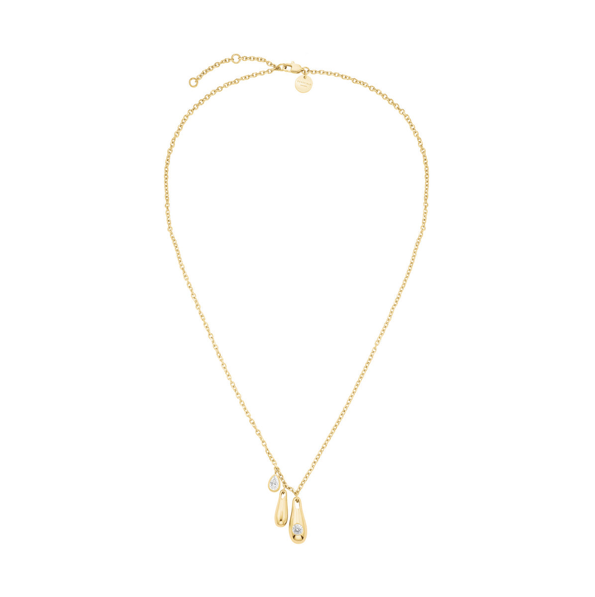 Rosefield Ketting Bold Solitary Charms JNBCG-J1209 Goudkleurig