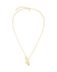 Rosefield Ketting Bold Solitary Charms Goudkleurig Verguld 14K Goud Stainless Steel Dames - JNBCG-J1209