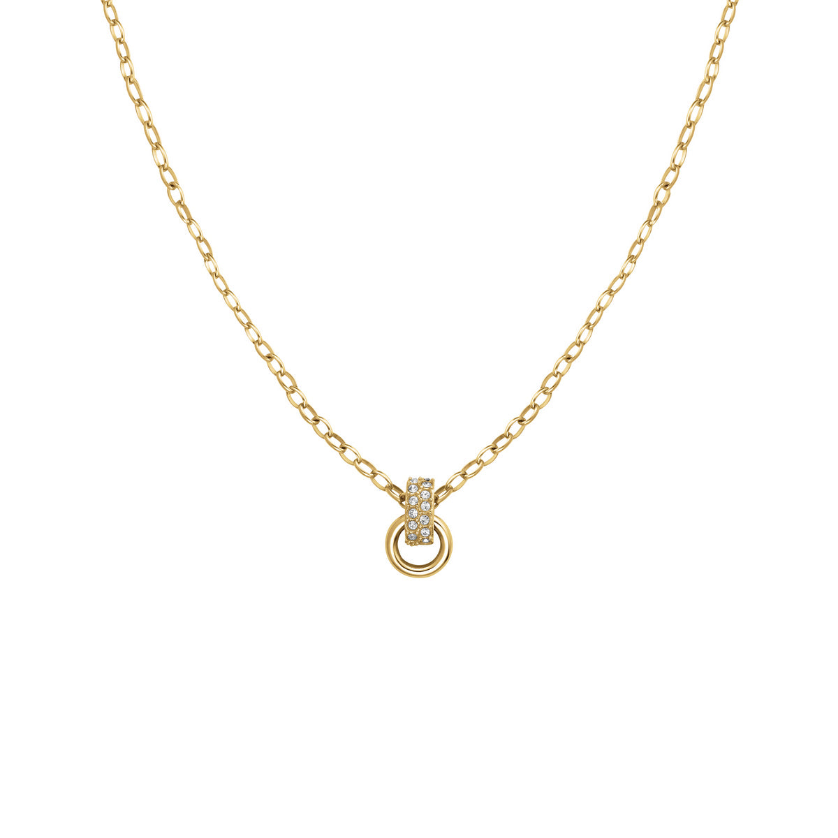 Rosefield Ketting Bow Link JNBSG-J898 Goudkleurig