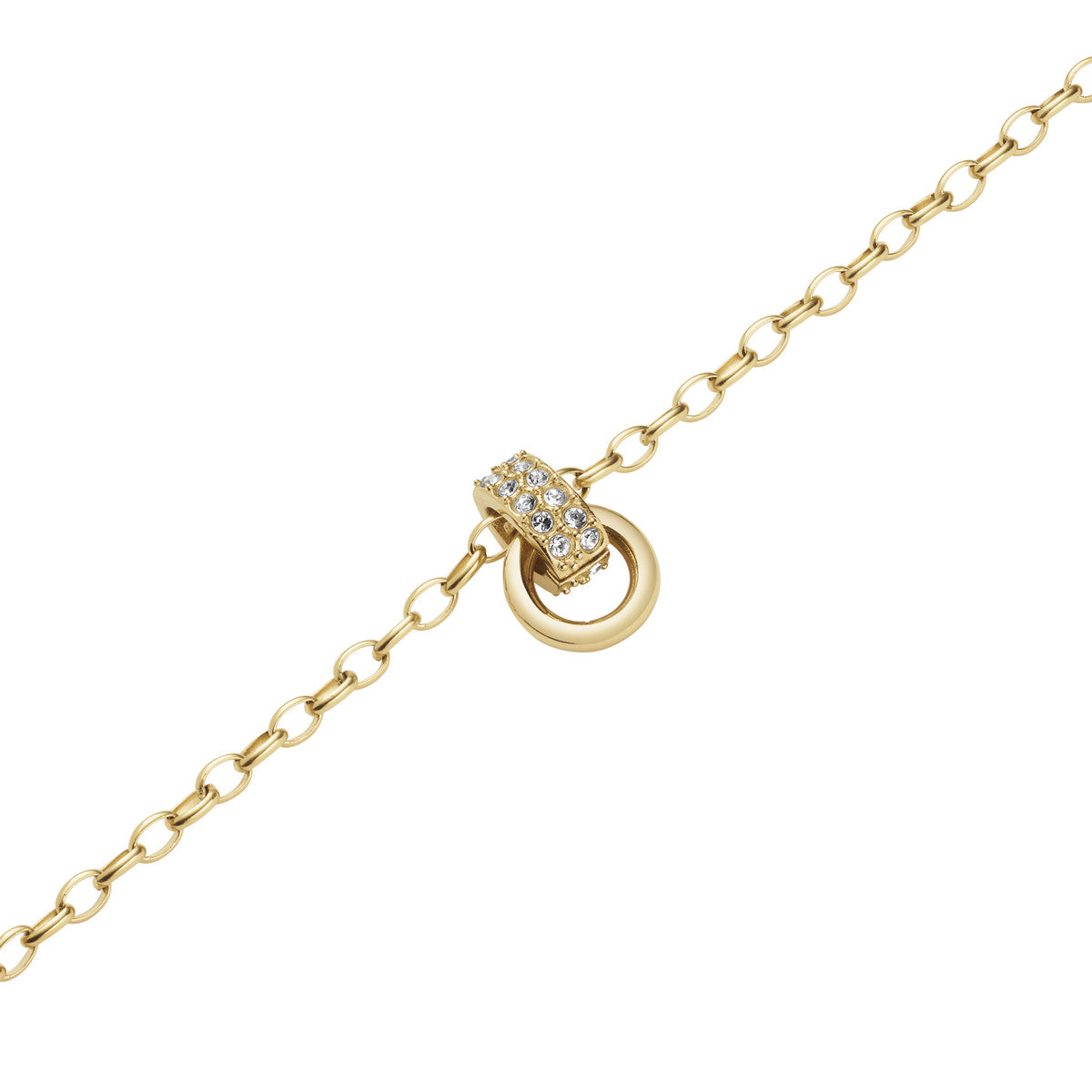 Rosefield Ketting Bow Link JNBSG-J898 Goudkleurig