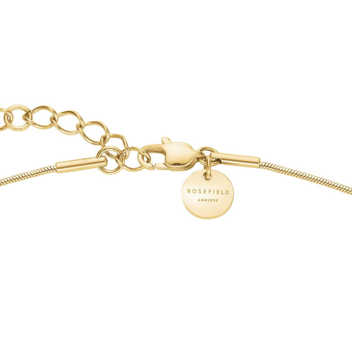 Rosefield Ketting Playful Crystals Multi Drops JNCDG-J1177 Goudkleurig