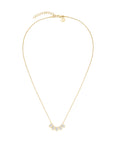Rosefield Ketting Playful Crystals Multi Drops Goudkleurig Verguld 14K Goud Stainless Steel Dames - JNCDG-J1177