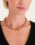 Rosefield Ketting Chunky Roll Goudkleurig Verguld 14K Goud Stainless Steel Dames - JNCNG-J892