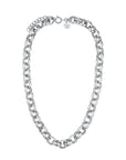 Rosefield Ketting Chunky Roll Zilverkleurig Rhodium Plated Stainless Steel Dames - JNCNS-J895