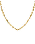Rosefield Ketting Coffee Bean Small Chain Goudkleurig Verguld 14K Goud Stainless Steel Dames - JNCSG-J1051