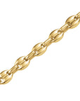Rosefield Ketting Coffee Bean Small Chain Goudkleurig Verguld 14K Goud Stainless Steel Dames - JNCSG-J1051