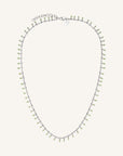 Rosefield Ketting Drop Chain Zilverkleurig Rhodium Plated Stainless Steel Dames - JNDCS-J681