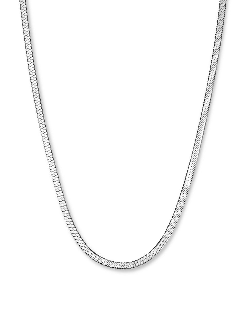 Rosefield Ketting Snake JNFSS-J528 Zilverkleurig
