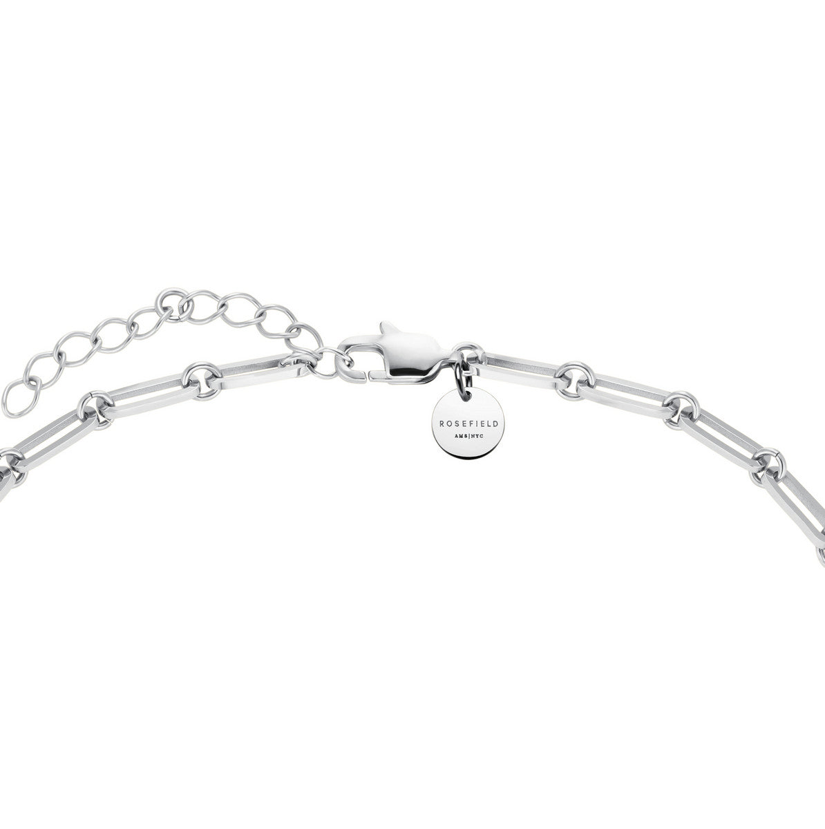 Rosefield Ketting Graduated Crystal JNGCS-J1019 Zilverkleurig