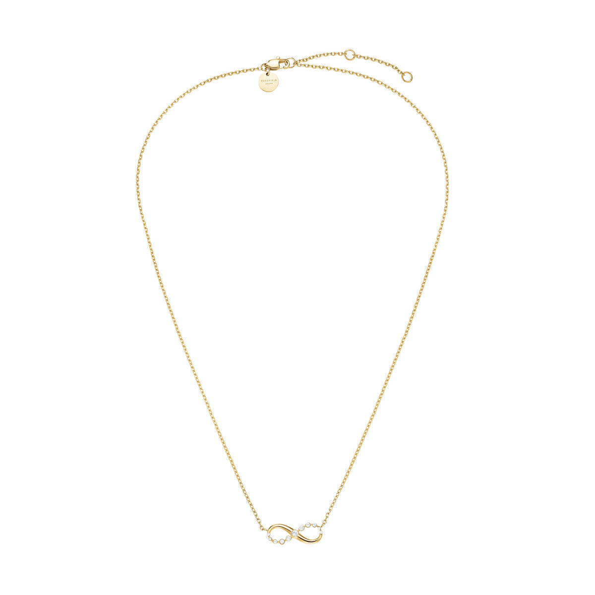 Rosefield Ketting Infinity JNING-J1311 Goudkleurig