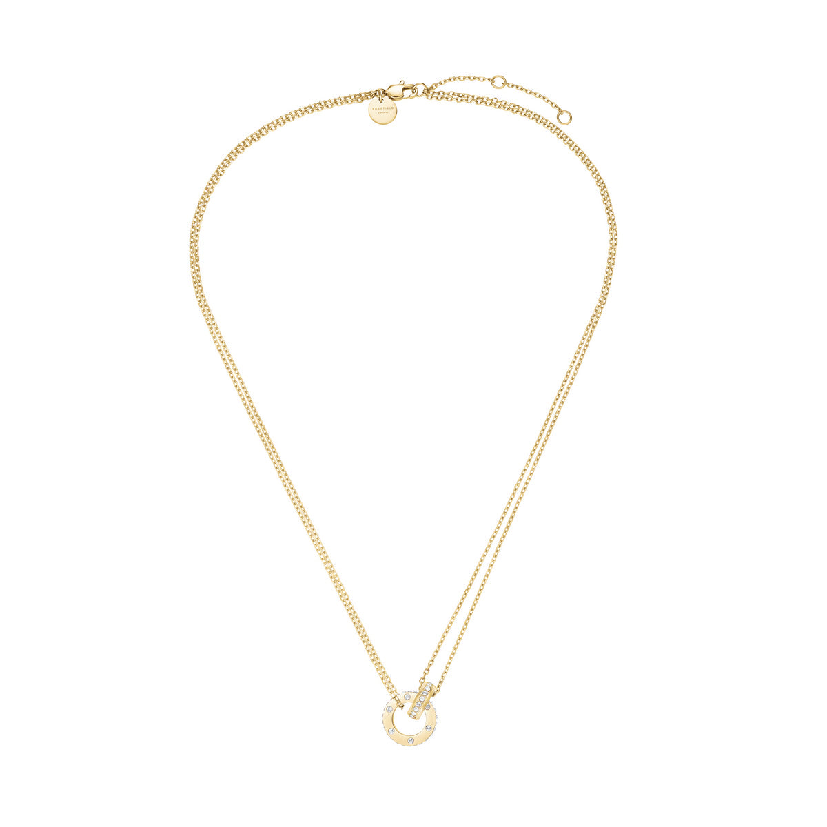 Rosefield Ketting Love Connection JNLCG-J1315 Goudkleurig