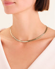 Rosefield Ketting Large Snake Goudkleurig Verguld 14K Goud Stainless Steel Dames - JNLSG-J1185