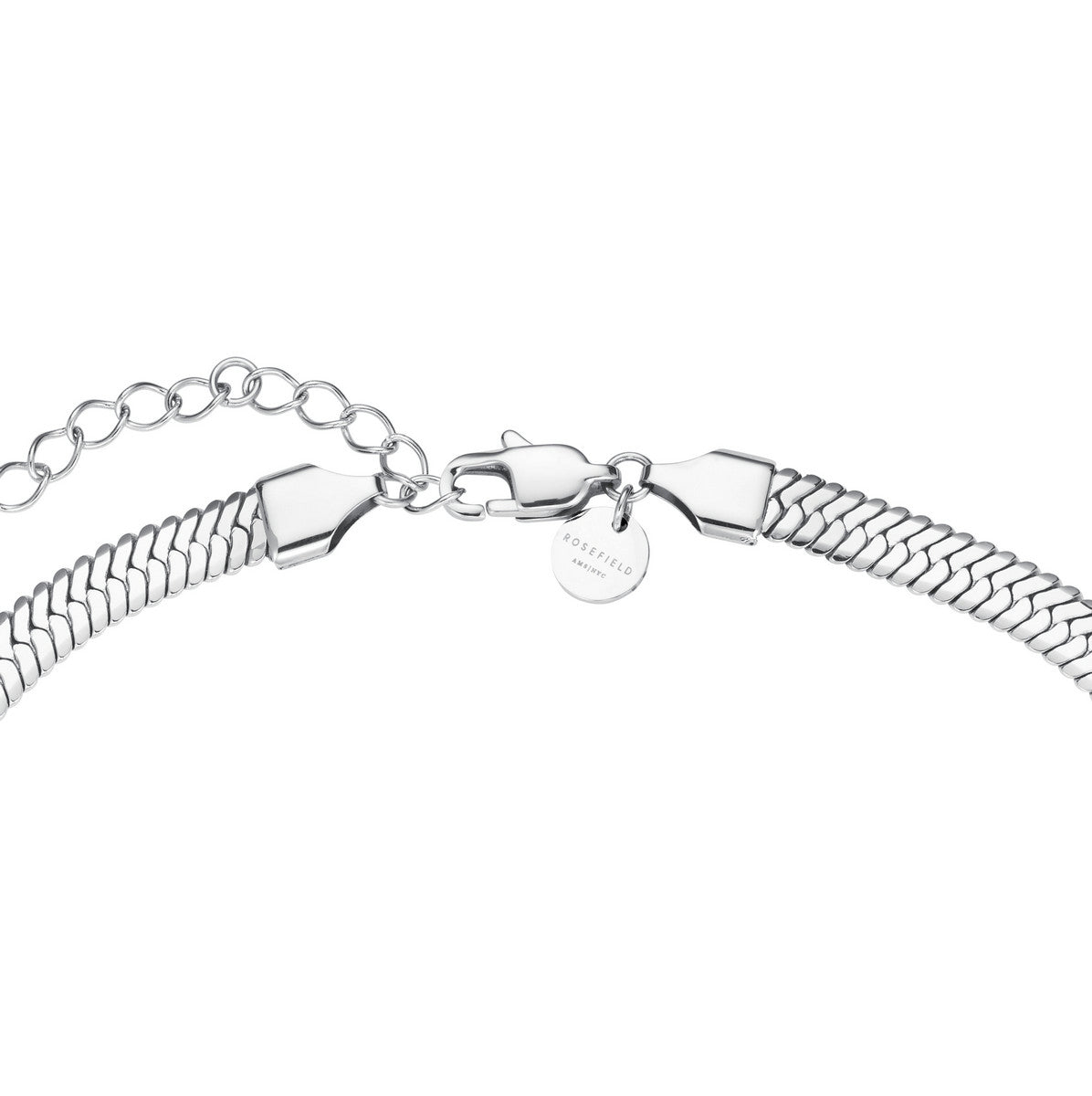 Rosefield Ketting Large Snake JNLSS-J1186 Zilverkleurig