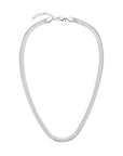 Rosefield Ketting Large Snake Zilverkleurig Rhodium Plated Stainless Steel Dames - JNLSS-J1186