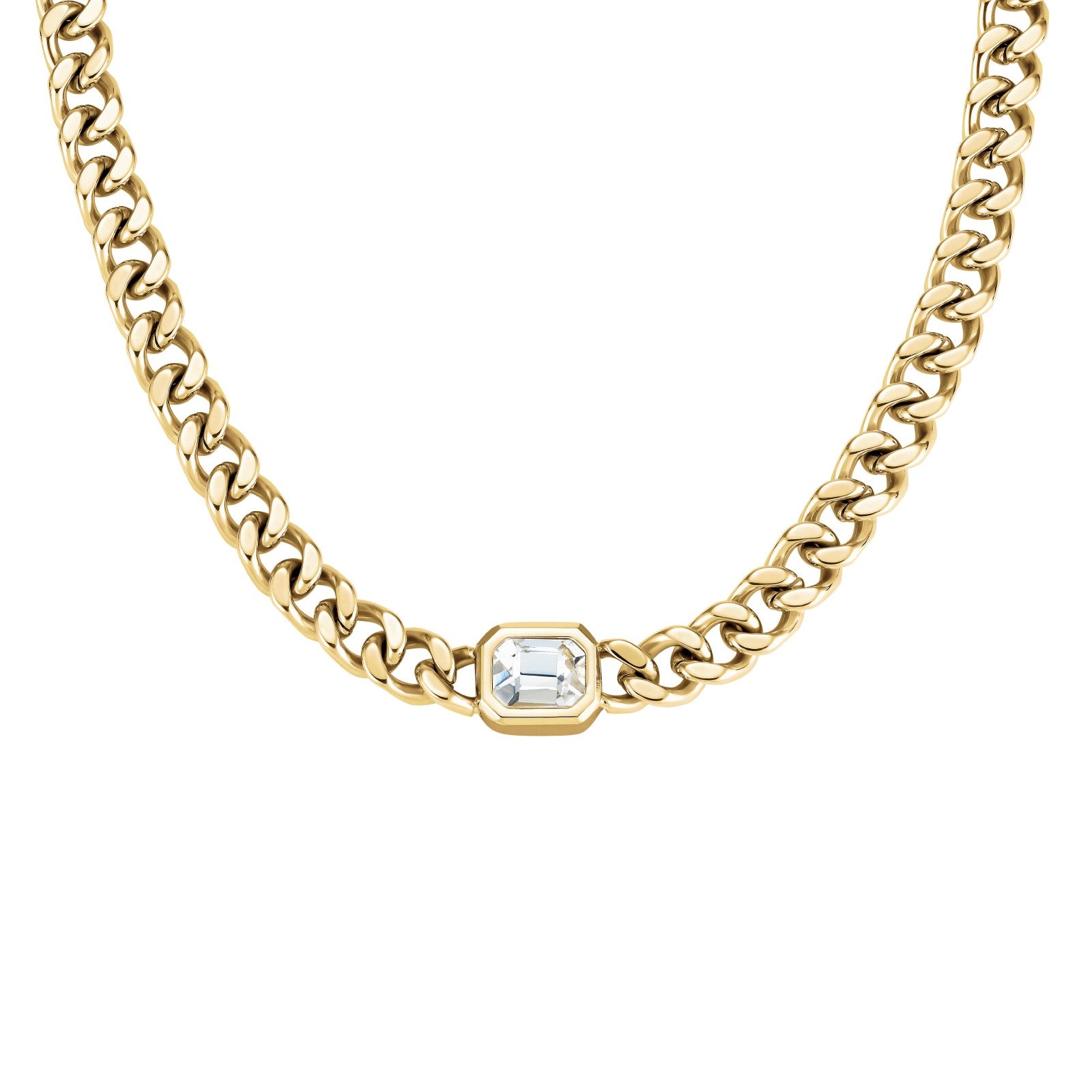 Rosefield Ketting Iconic Octagon JNOCG-J1131 Goudkleurig