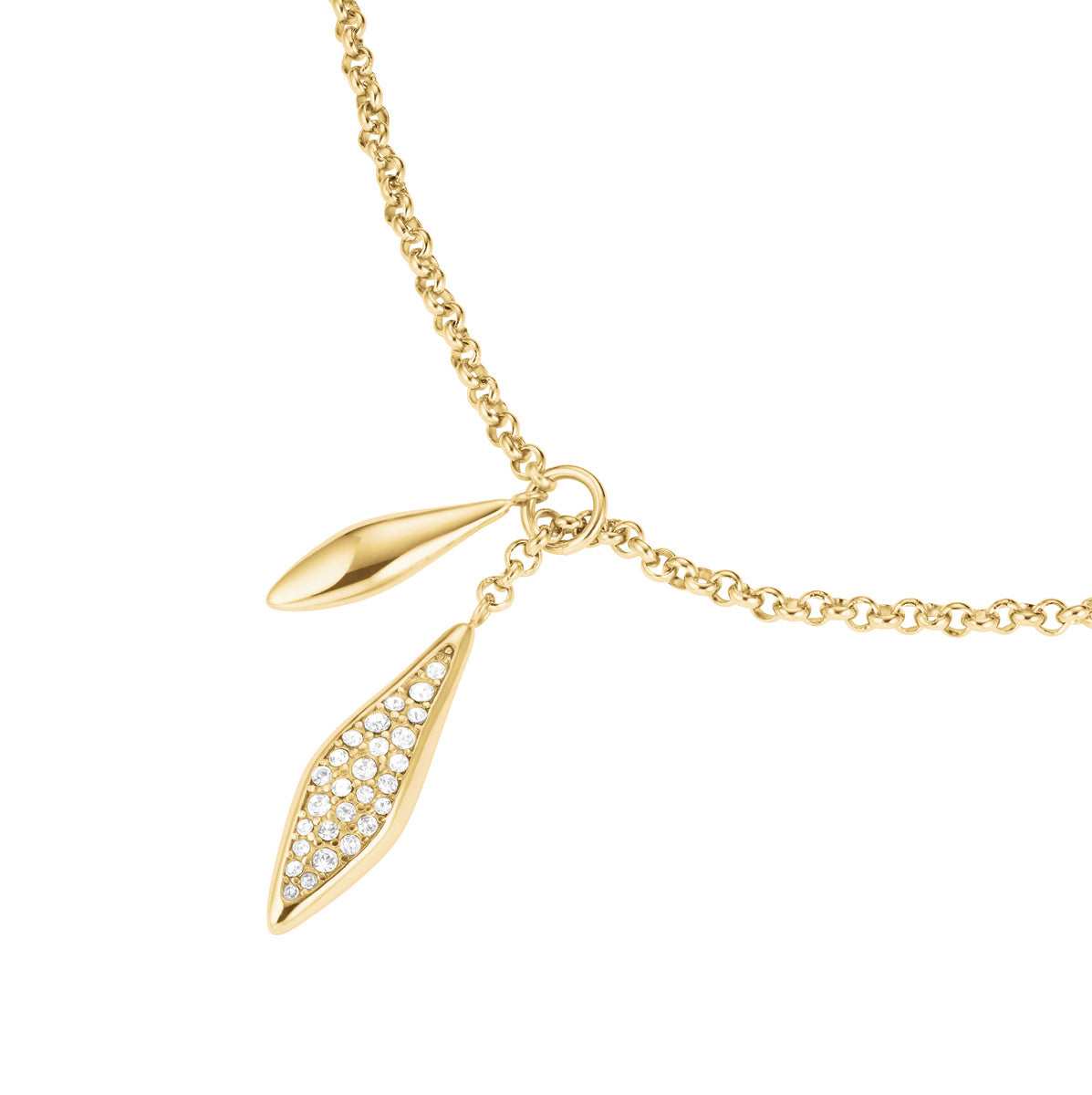 Rosefield Ketting Pave Lariat JNPLG-J1233 Goudkleurig