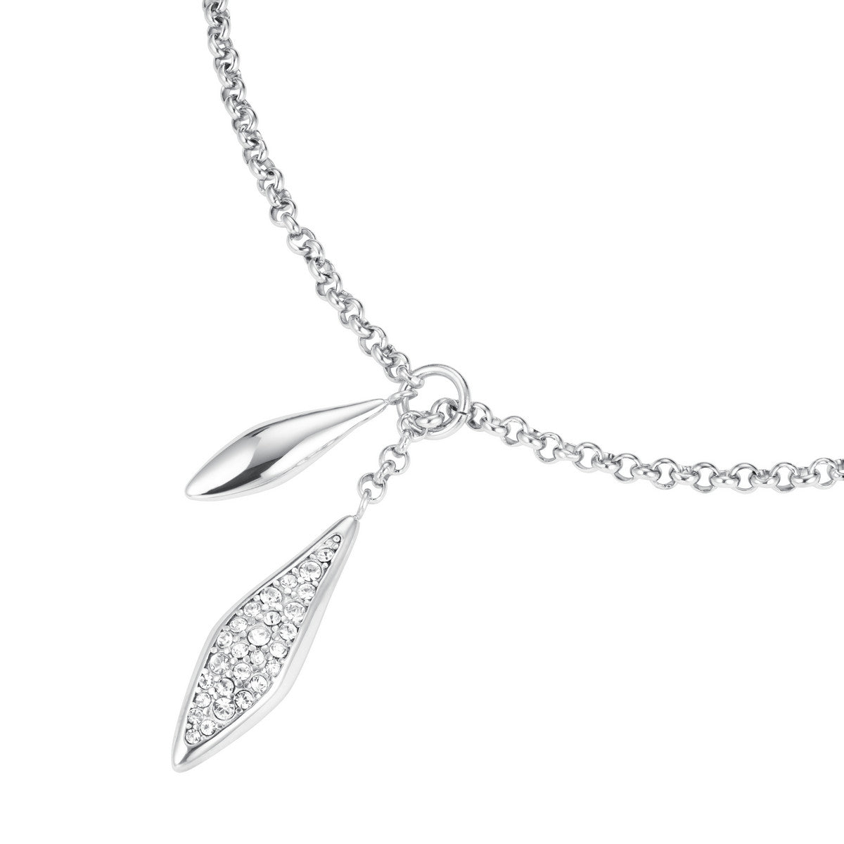 Rosefield Ketting Pave Lariat JNPLS-J1234 Zilverkleurig
