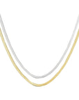 Rosefield Ketting Snake Bicolor Verguld 14K Goud Stainless Steel Dames - JNSCD-J676