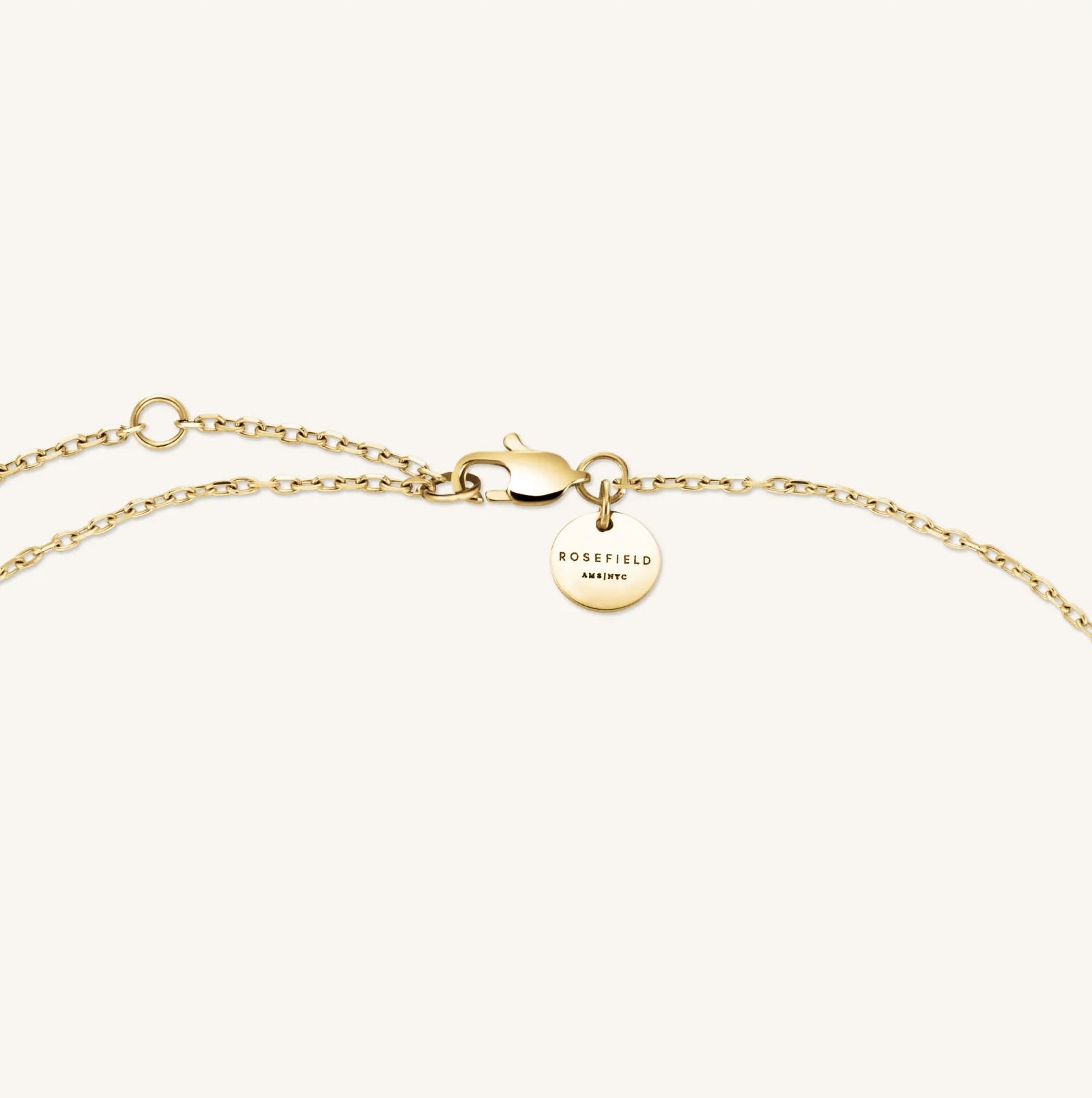 Rosefield Ketting Triple Crystals JNTCG-J1015 Goudkleurig