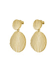 Rosefield Oorbellen Shell shape earrings gold Goudkleurig Verguld 14K Goud Stainless Steel Dames - JSSHEG-J169