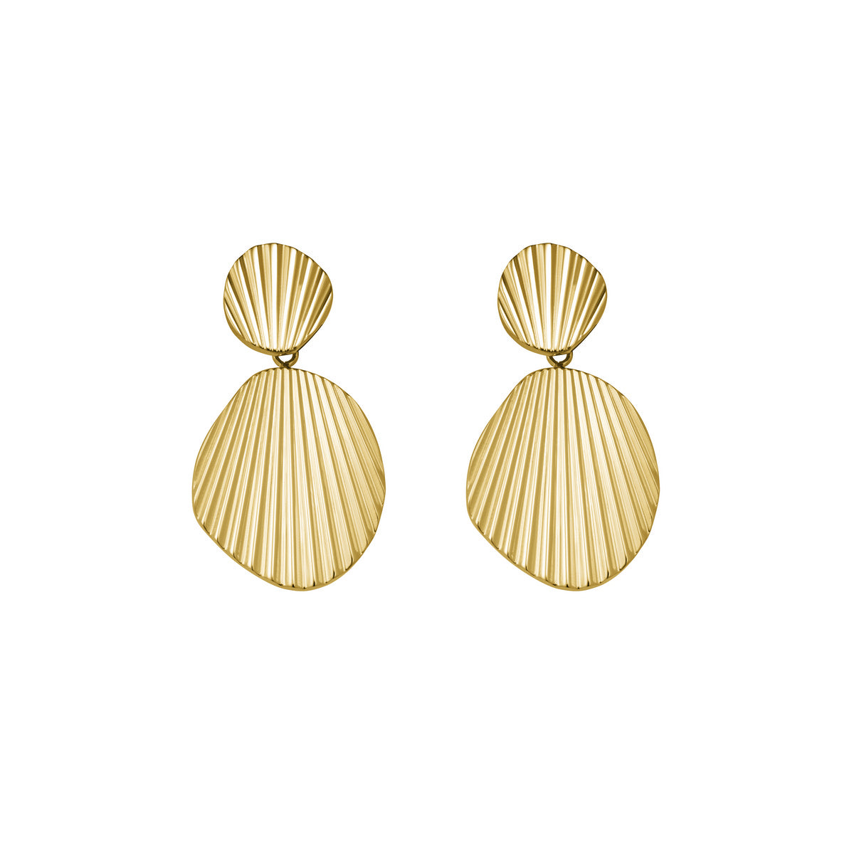 Rosefield Oorbellen Shell shape JSSHEG-J169 Goudkleurig