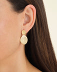 Rosefield Oorbellen Shell shape earrings gold Goudkleurig Verguld 14K Goud Stainless Steel Dames - JSSHEG-J169