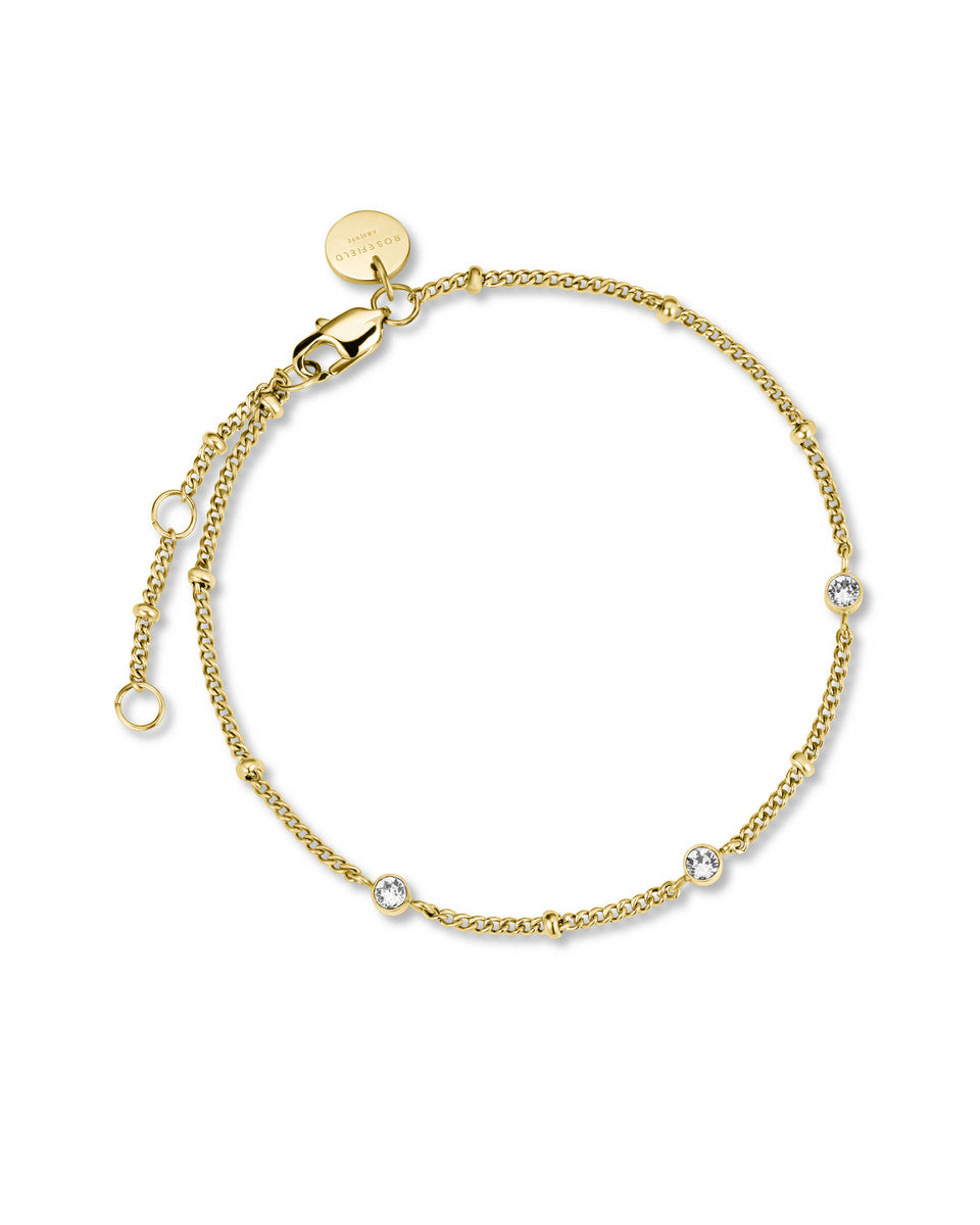 Rosefield Armband Crystal JTBTG-J430 Goudkleurig