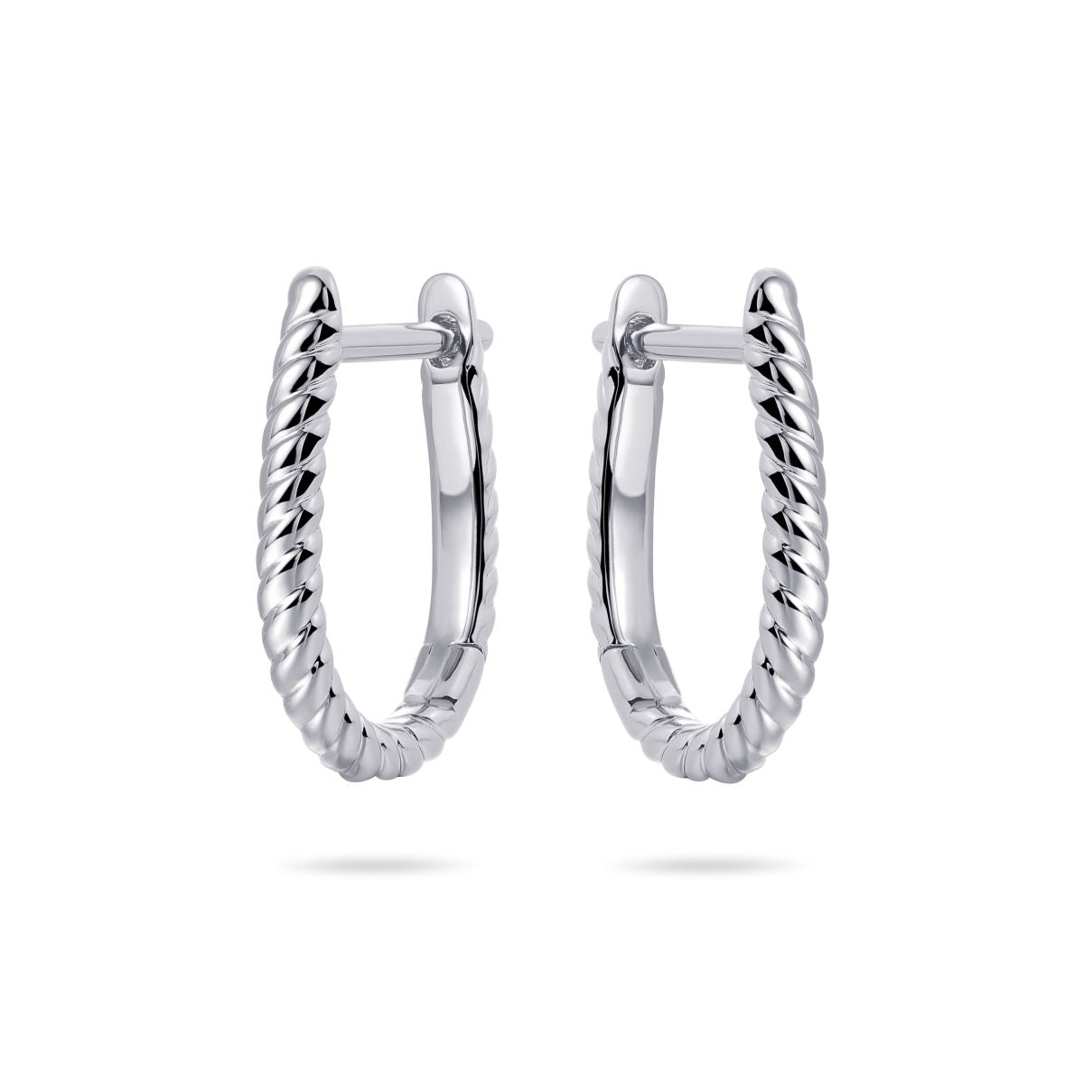 Gisser Oorringen Zilver Gerhodineerd – KC1049