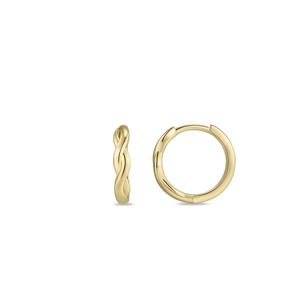 Gisser Oorringen Zilver Geel Verguld – KC1063Y – foto 3