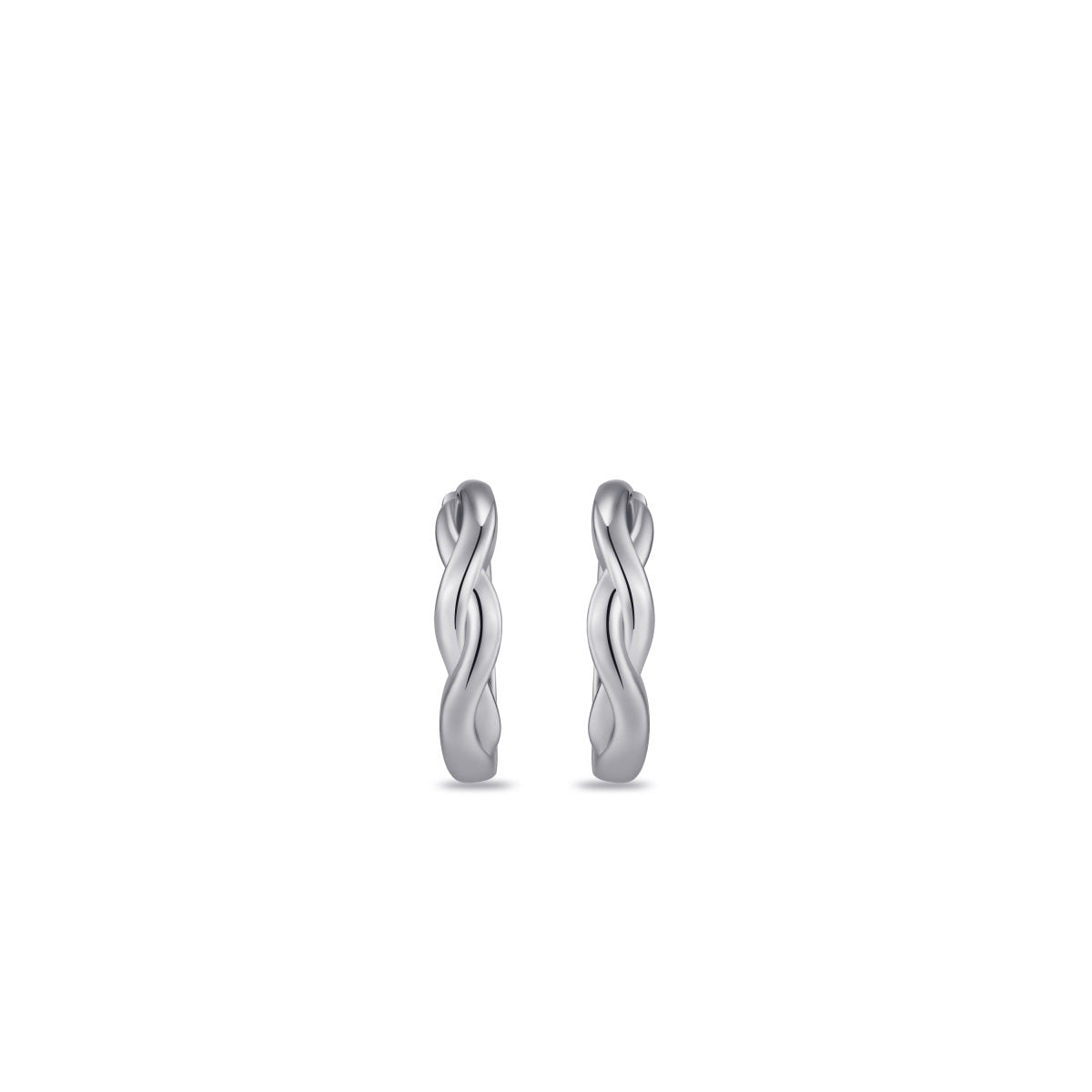 Gisser Oorringen Zilver Gerhodineerd – KC1063 – foto 2