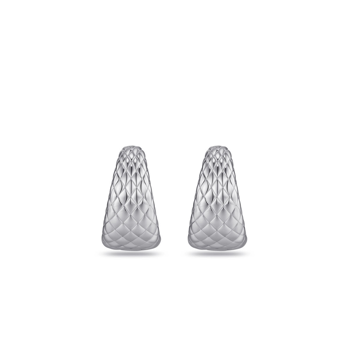 Gisser Oorringen Zilver Gerhodineerd – KC1065 – foto 2